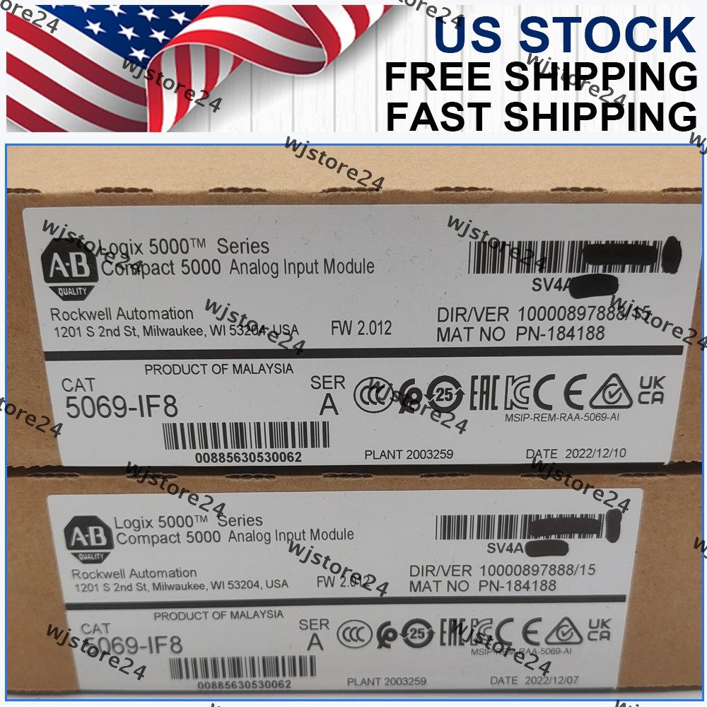 New Allen-Bradley 5069-IF8 /A AB Compact 5000 Analog Input Module 5069IF8 US