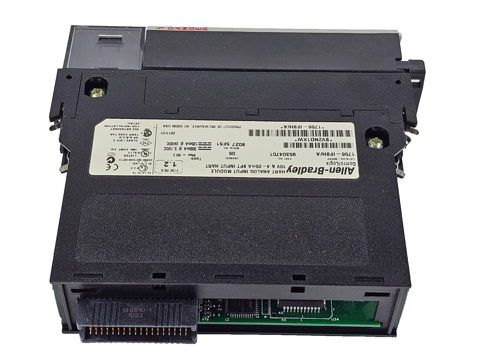 Allen Bradley 1756-IF8H /A ControlLogix HART Analog Input Module VER 05 1756IF8H