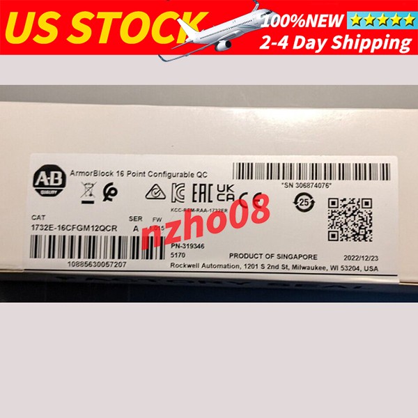 Allen Bradley 1732E-16CFGM12QCR​ EtherNet/IP Intelligent I/O Module Fast ship