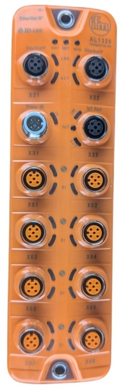 IFM AL1326 IO-Link Master Ethernet/IP 8-Port M12 IP67 Industrial Module