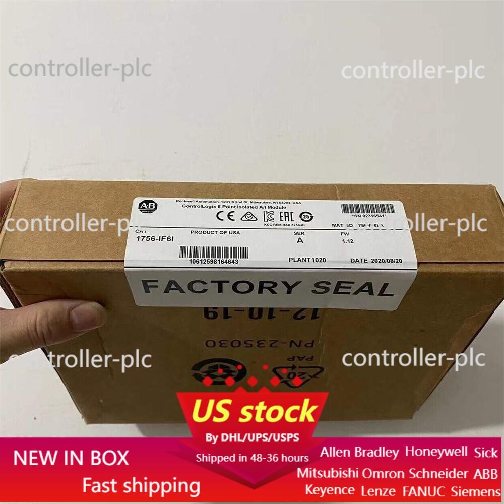 New Sealed AB 1756-IF6I Controllogix Analog Isolated Input Module US Free Tax