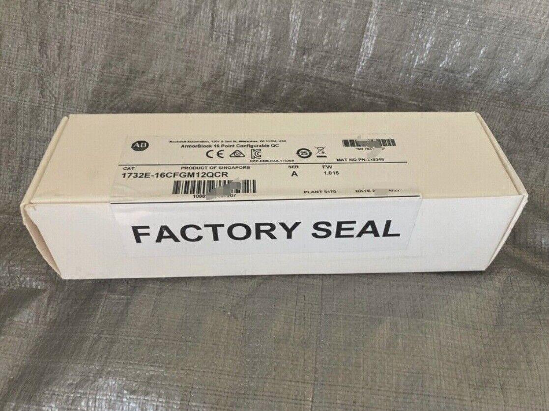 NEW Allen Bradley 1732E-16CFGM12QCR ArmorBlock Pt Configurable Free Shipping