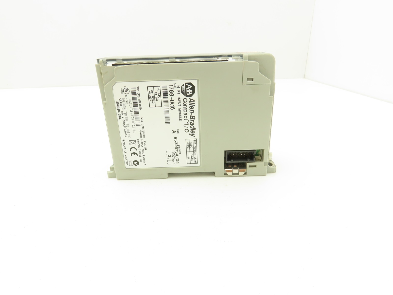 Allen Bradley 1769-IA16 Compact Logix I/O Input Module 16Pt 115VAC Ser A