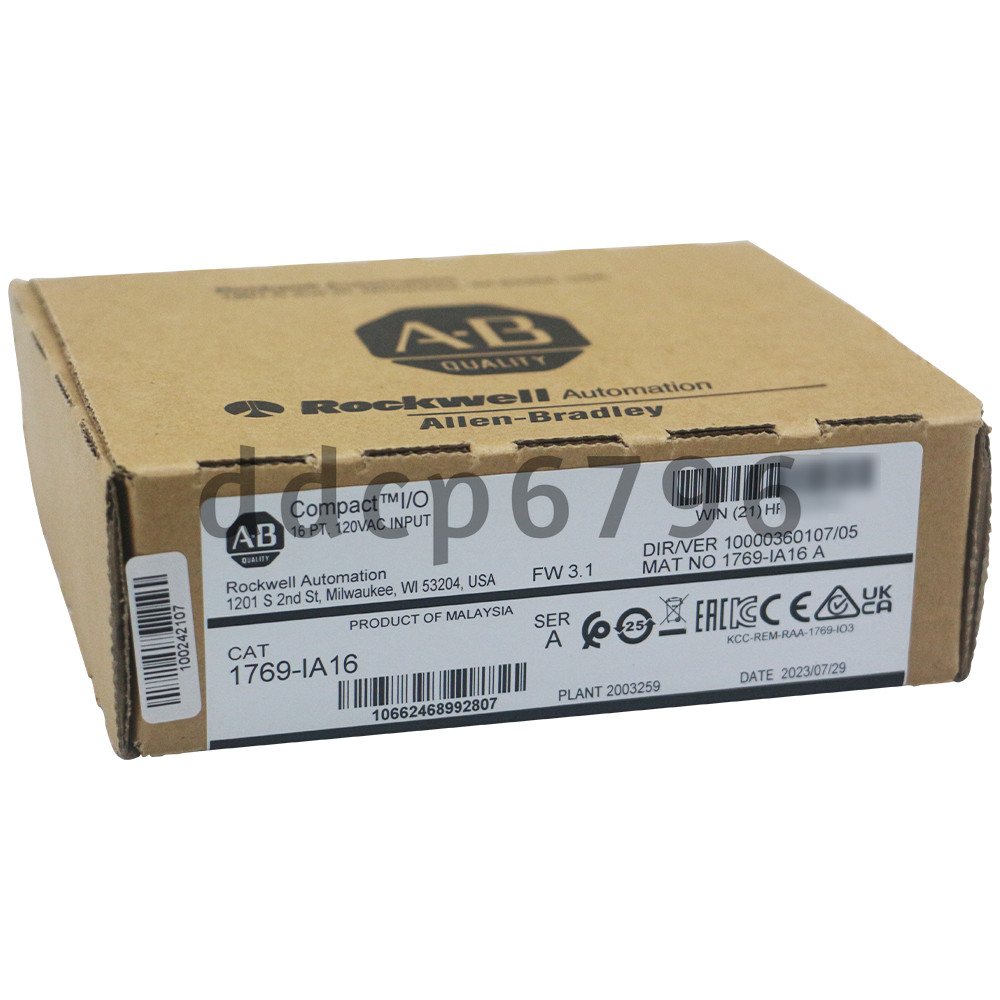 Allen Bradley 1769-IA16 CompactLogix 16 Pt 120VAC D/I Module New Brand AB