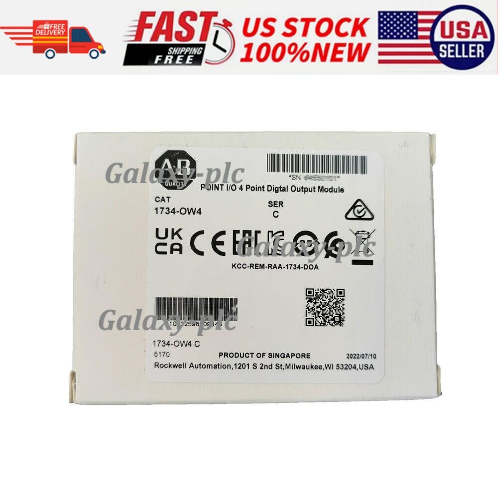 New AB 1734-OW4 Point I/O 4 Point Digital Output Module 1734OW4 In US Free Tax