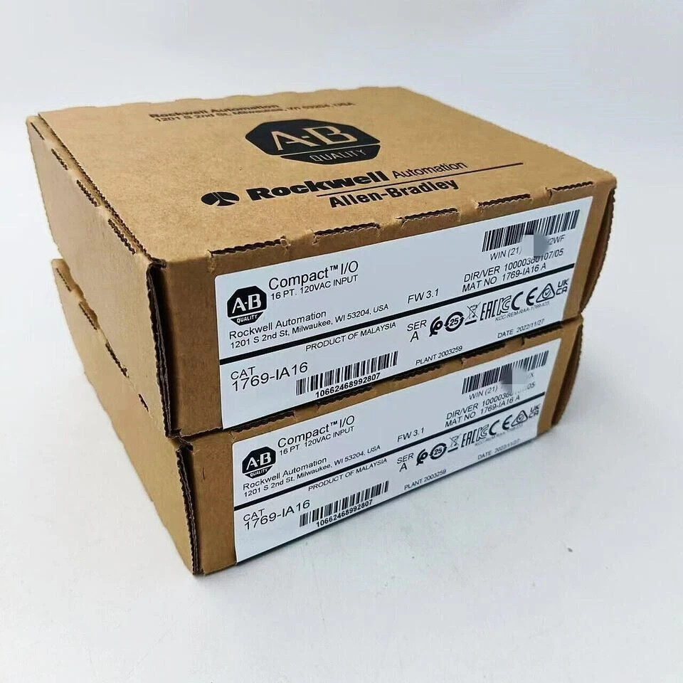 1pc New Allen-bradley 1769-IA16 CompactLogix 16 Pt 120VAC D/I Module 1769IA16