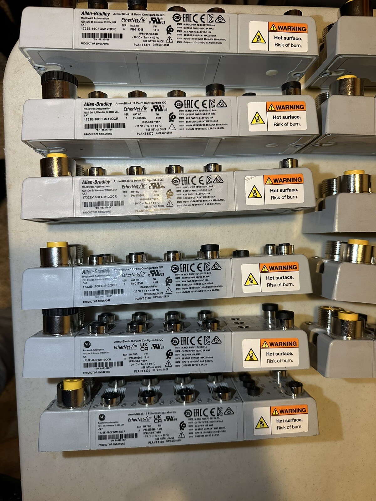 AB 1732E-16CFGM12QCR /A ArmorBlock 16 Point Configurable QC, 30day Warranty