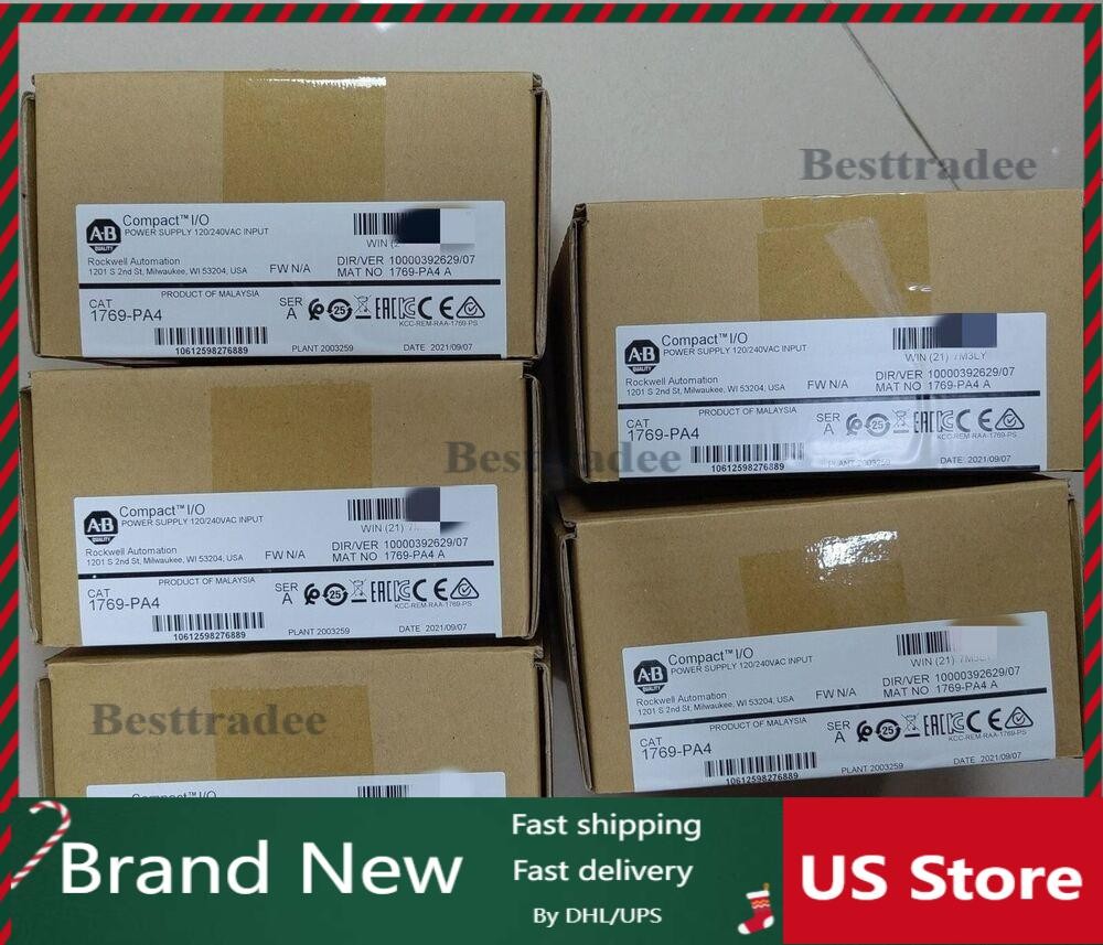New Allen-Bradley 1769-PA4 SER A Compact Power Supply Module 1769PA4