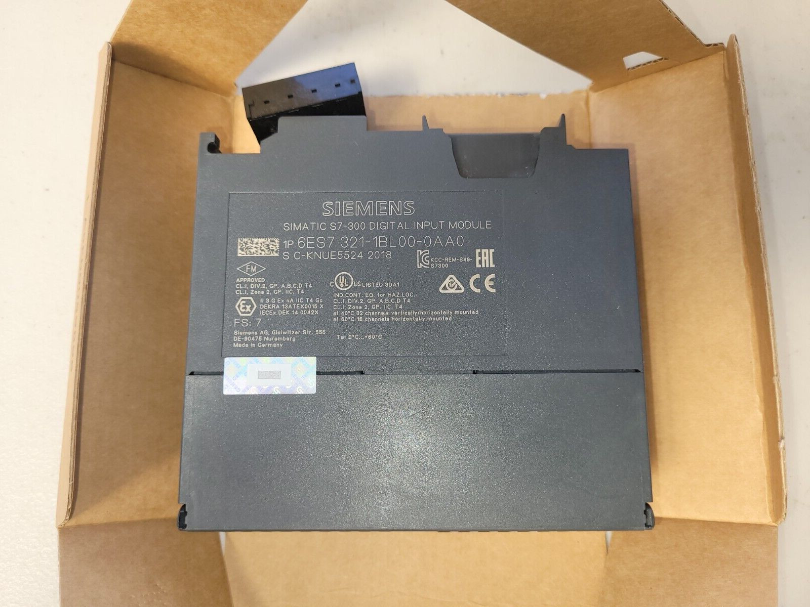 Siemens 6ES7 321-1BL00-0AA0 Open box unknown cond