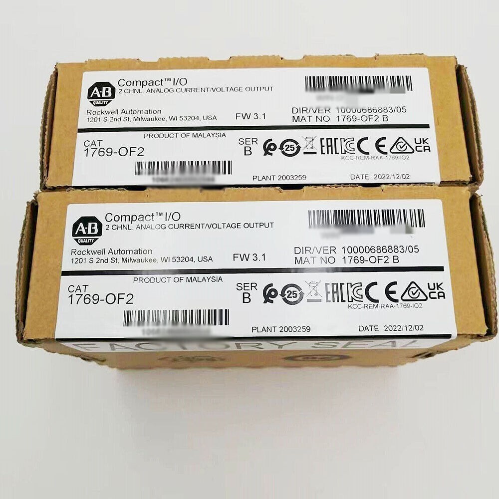 Factory Sealed Allen Bradley 1769-OF2 SER B Compact I/O Output Module