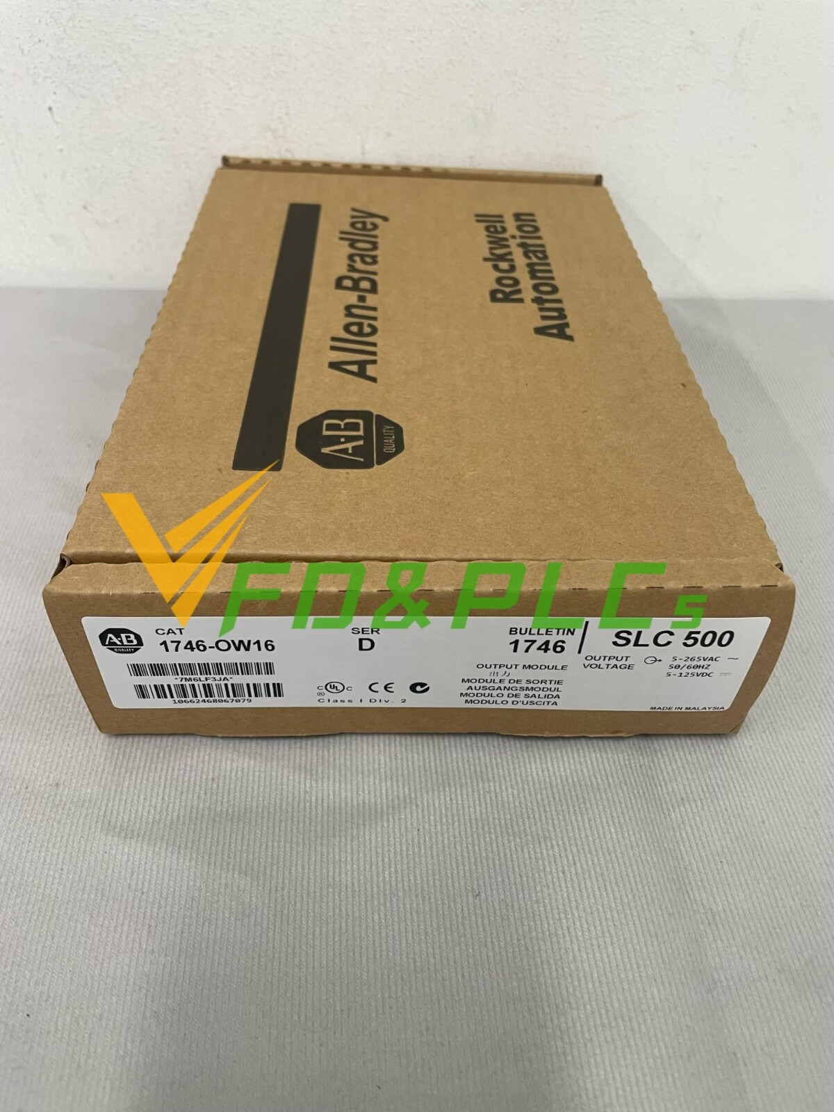 New 1746-OW16 Unbrand Factory Sealed SLC 500 PLC Output Module In Stock AB