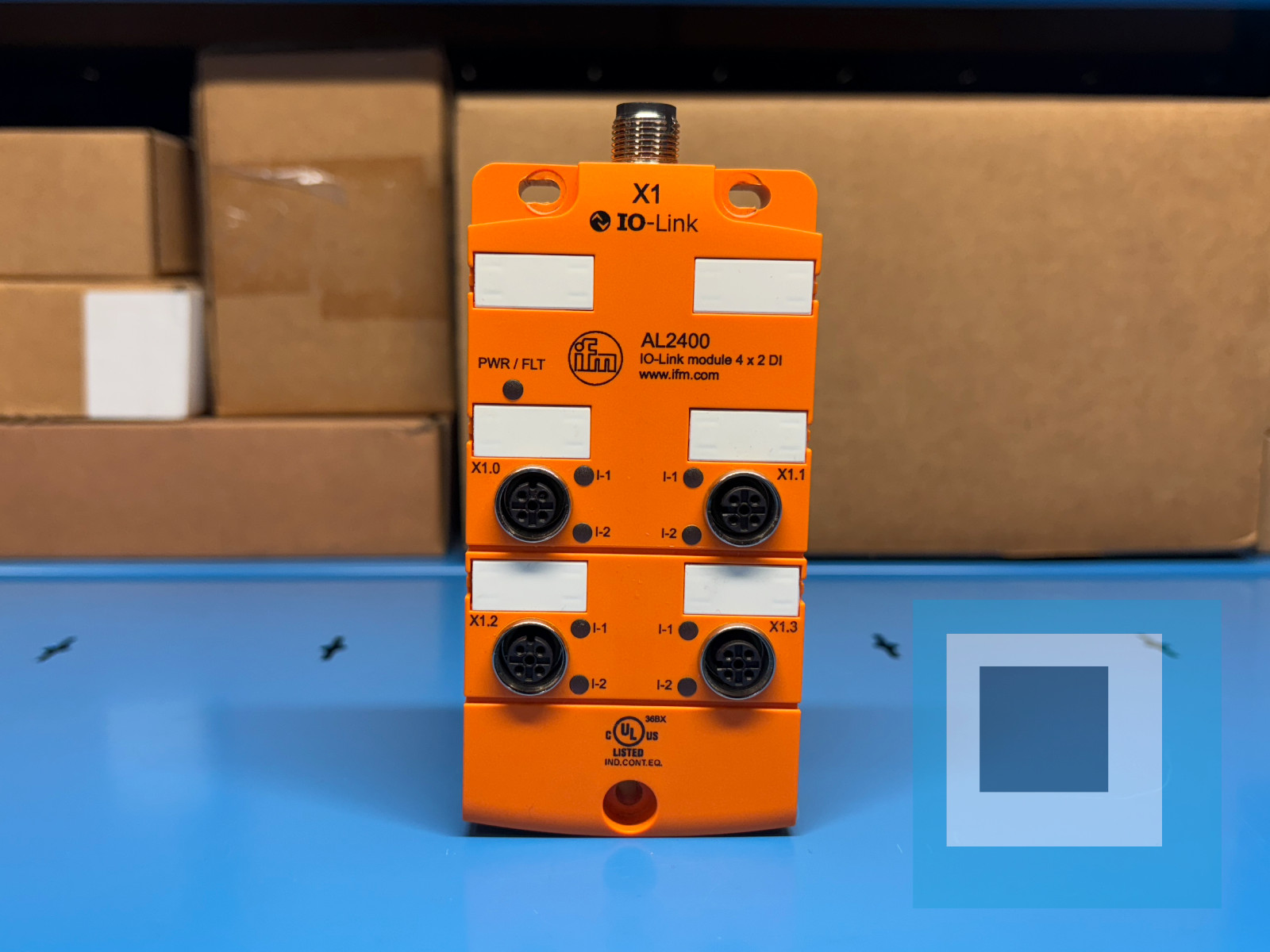 IFM AL2400 I/O-Link CompactLine 4 x 2 DI Input/Output Module – NEW OPEN BOX
