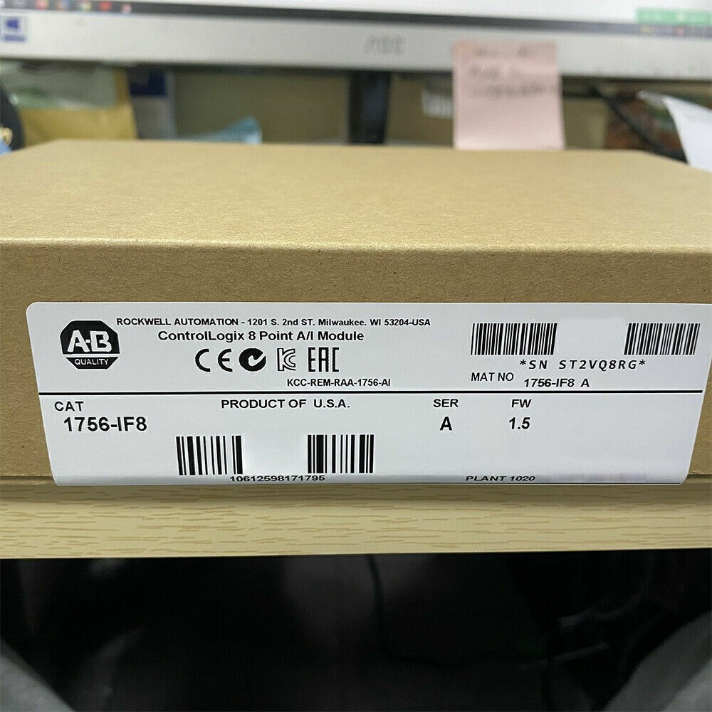 New AB 1756-IF8/A Controllogix 8 Point A/I Analog Input Module US Stock