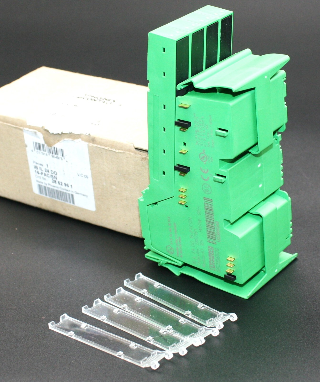 One (1) Phoenix IB IL 24 DO 16-PAC Digital Output Terminal Module Germany NEW
