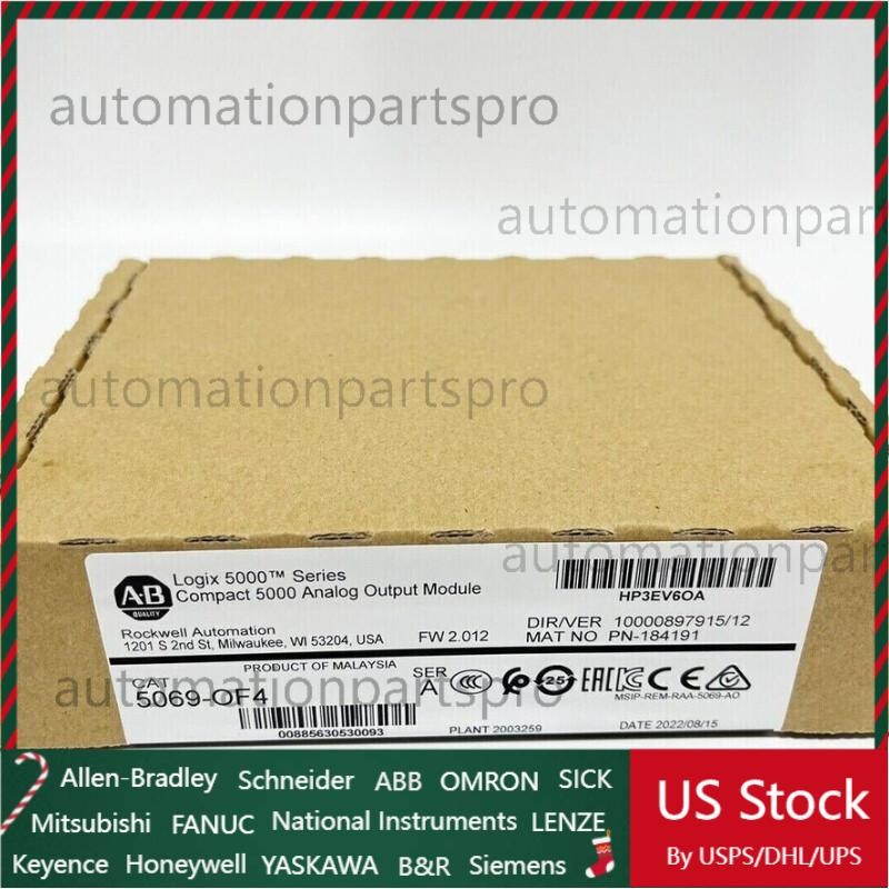 New 5069-OF4 Compact 5000 Analog Output Module AB 5069OF4 US Free Tax