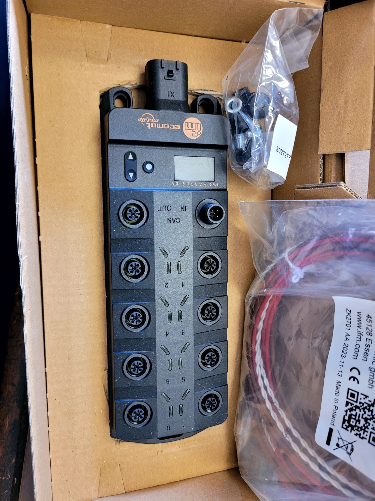 NEW IFM CR2041 output module for mobile machines (G1-5A)