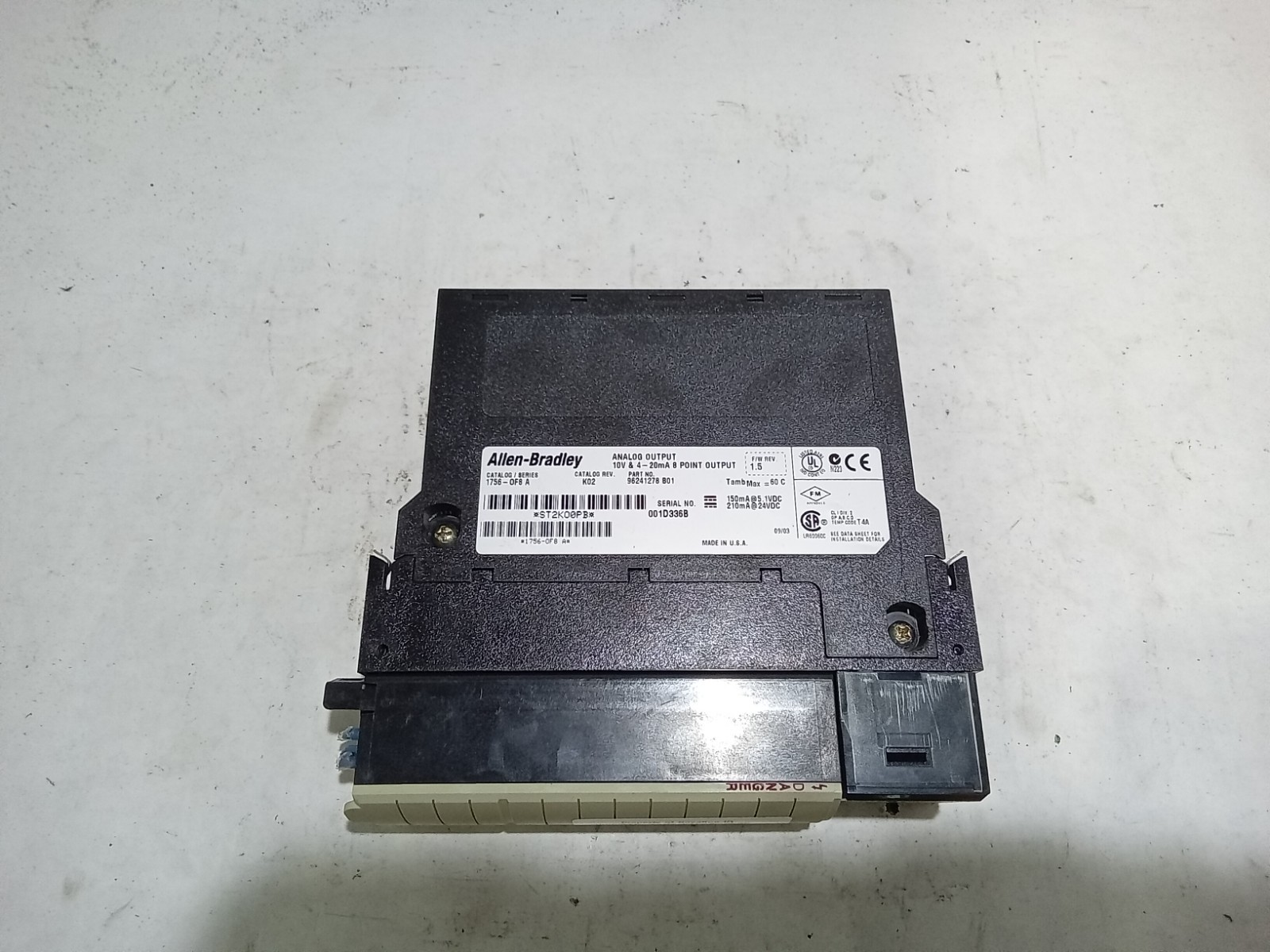 Allen Bradley 1756-OF8 SER. A ControlLogix Analog output (E7A2)