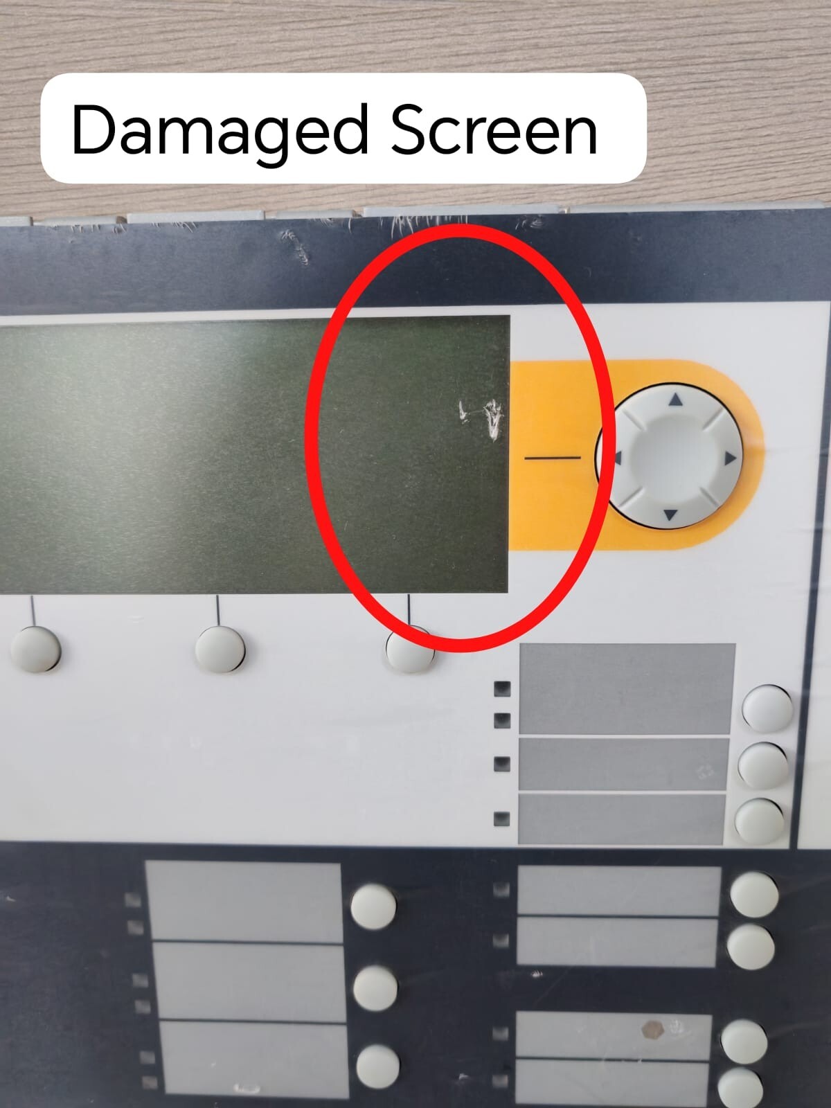 SIEMENS FCM2018-U3 P/N S54400-C40-A2 FIRE ALARM OPERATOR INTERFACE PANEL