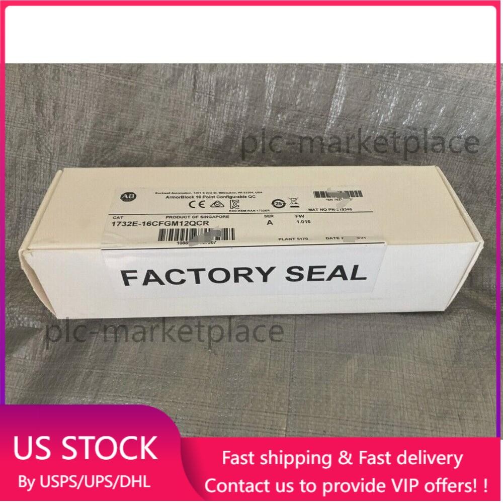 Allen Bradley 1732E-16CFGM12QCR /A ArmorBlock Module *NEW IN BOX* US Free Tax