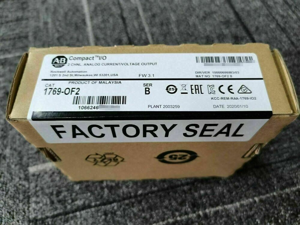 New Allen Bradley AB 1769-OF2 Compact I/O Output Module 1769OF2 US Free Tax