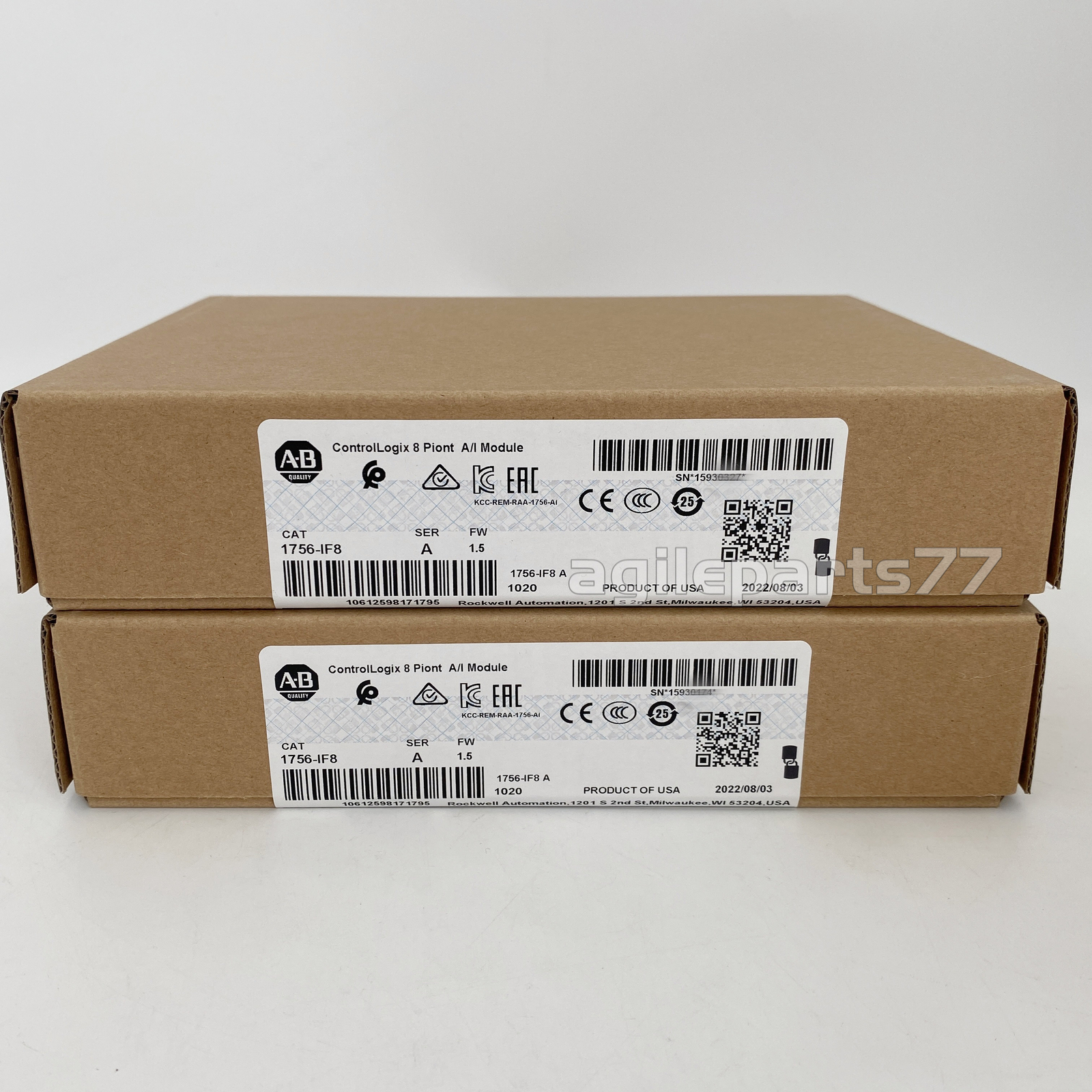 Allen Bradley 1756-IF8 AB ControlLogix Point A/I Module 1756IF8 New US Stock