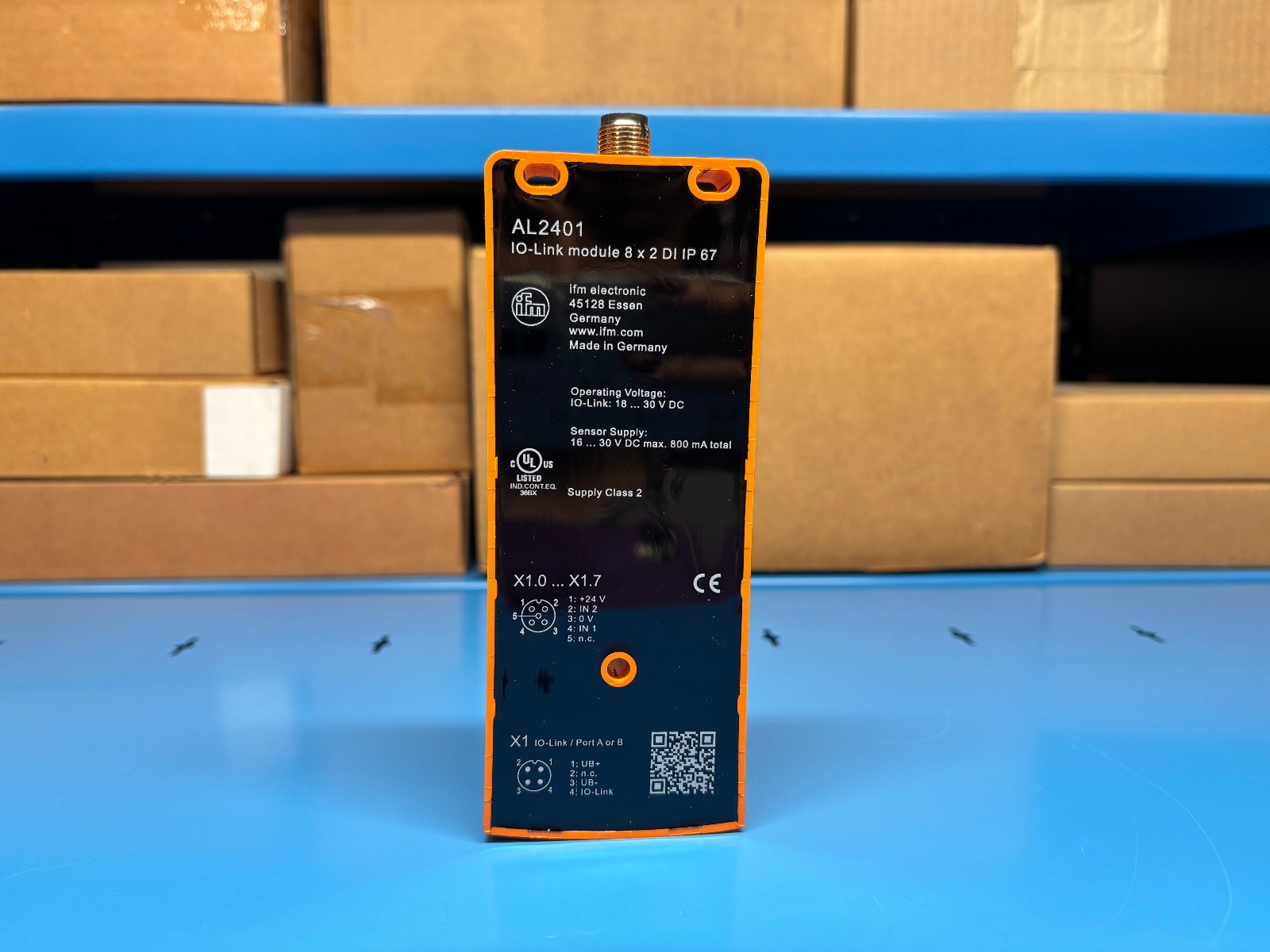 IFM AL2401 I/O-Link CompactLine 8 x 2 DI Input/Output Module – NEW OPEN BOX