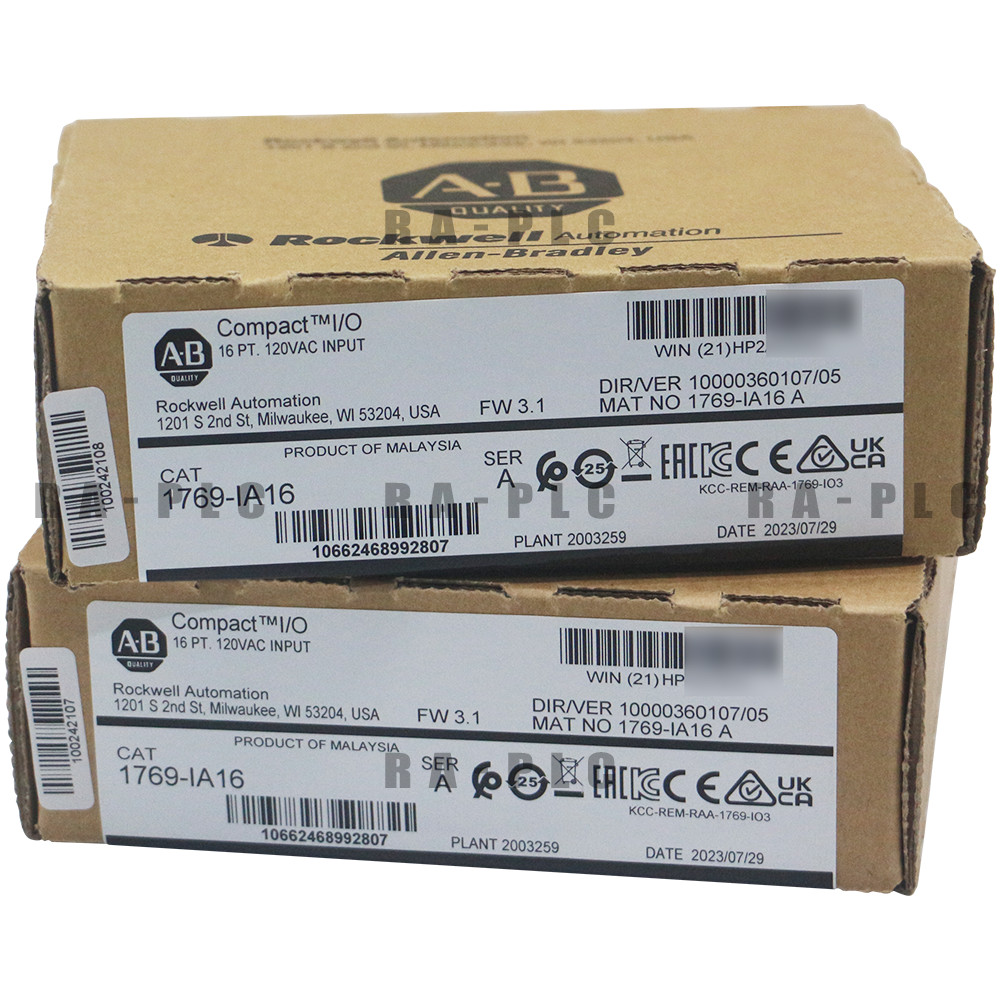 New Allen Bradley 1769-IA16 CompactLogix 16 Pt 120VAC D/I Module New Brand AB