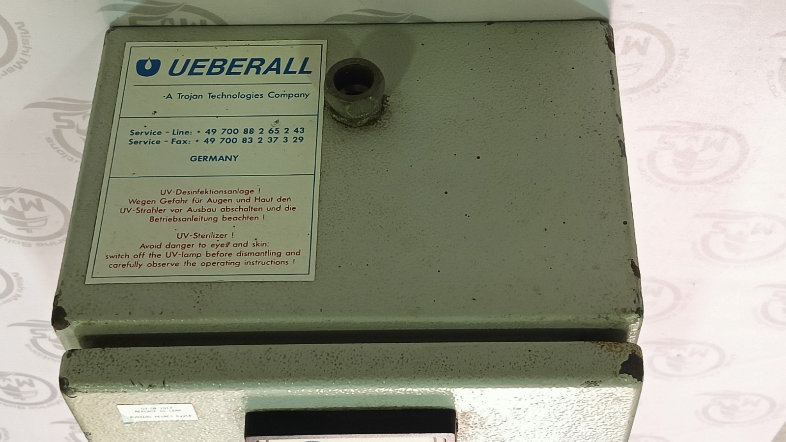 Trojan UVK-2 2656 UV System 5m³/h 230V Stainless Steel Aquafine TA7071 GERMANY