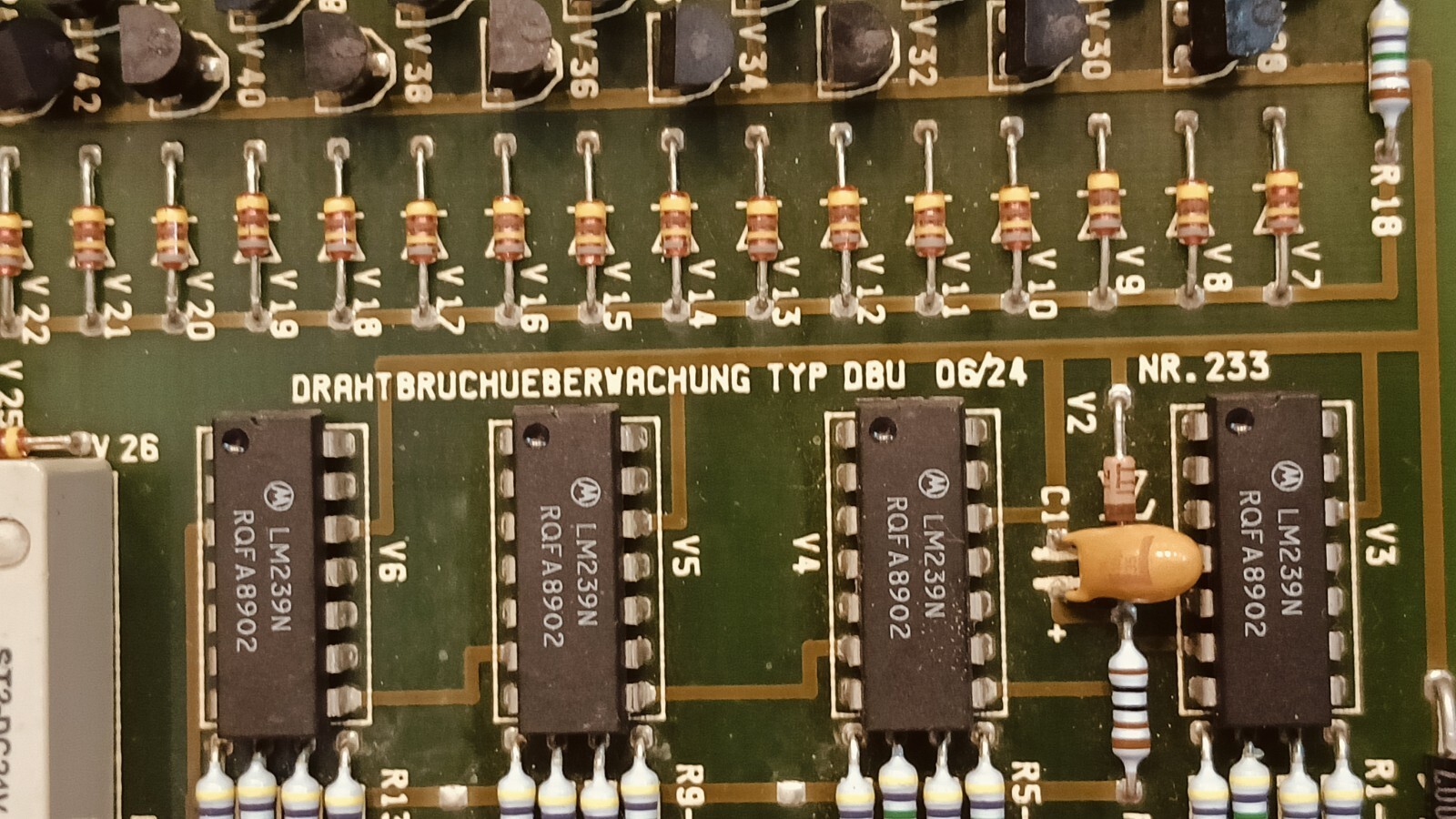 SCHROFF DBU 06/24 NR.233 Wire Break Monitoring Module 60816-002 Made in Germany