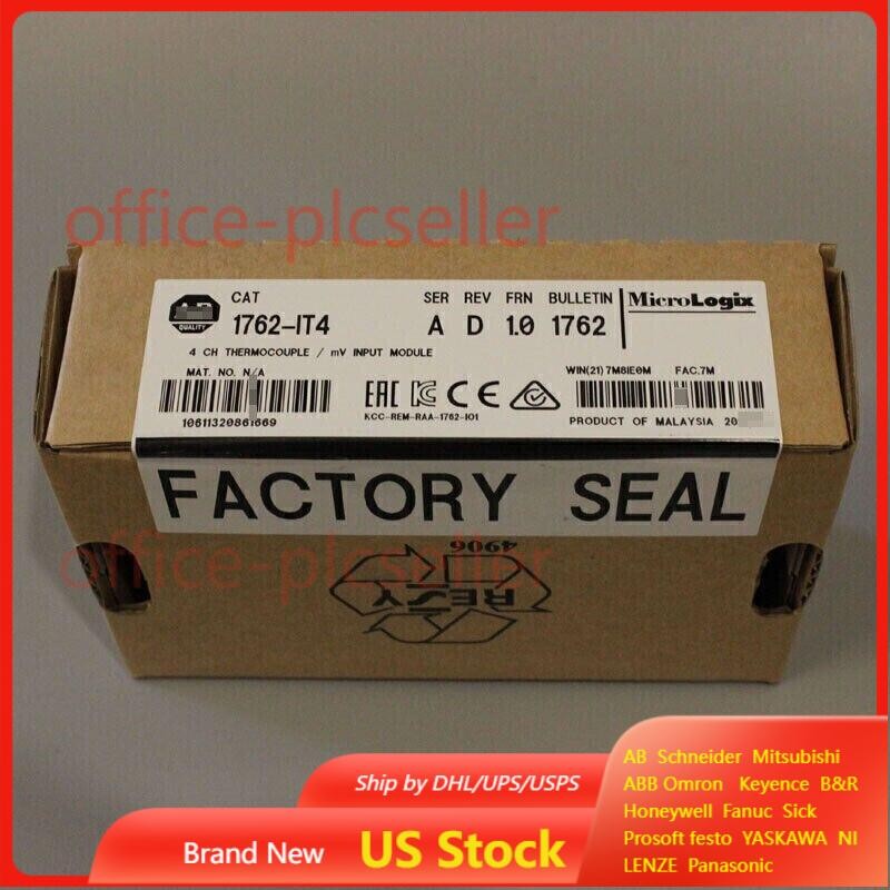 1762-IT4 New Sealed AB MicroLogix Themocouple/mV Module 1762IT4 US Free Tax