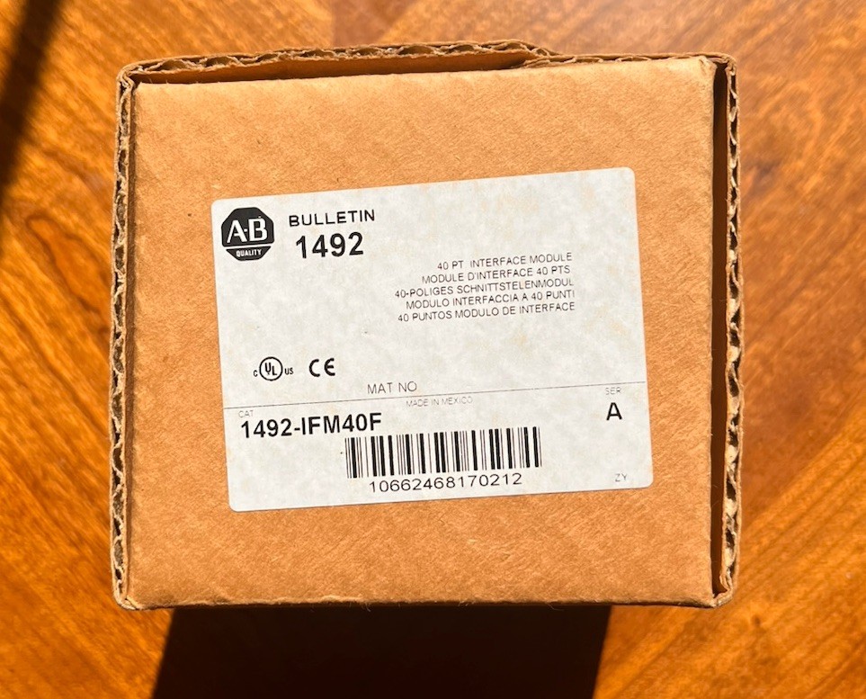 New Allen Bradley 1492-IFM40F Ser A 40PT Interface Module 0-132V NIB