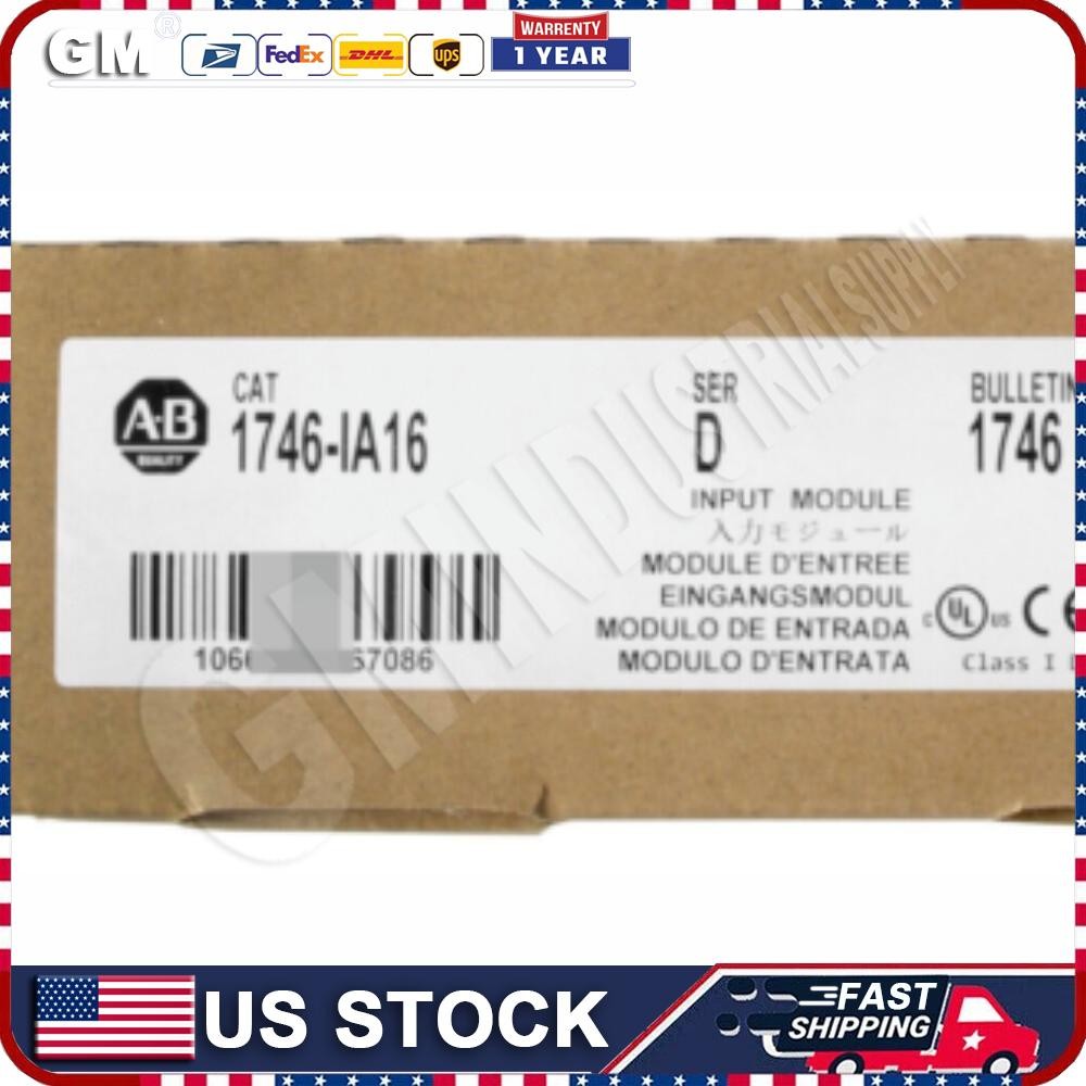 New Factory Sealed AB 1746-IA16 SLC 500 Input Module PLC 1746IA16 US Free Tax