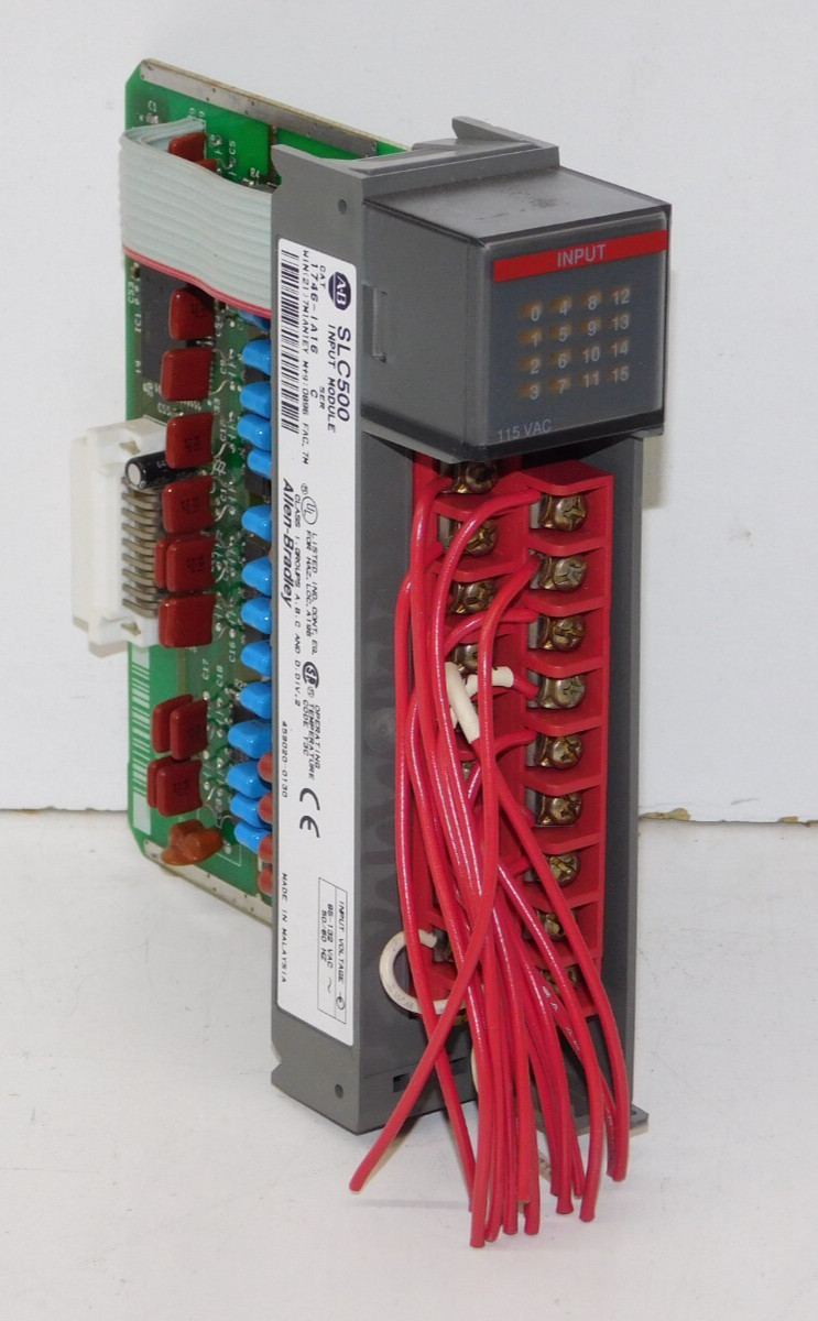 Allen Bradley 1746-IA16 Ser C SLC500 Input Module Card Board 1746-1A16 AB Unit