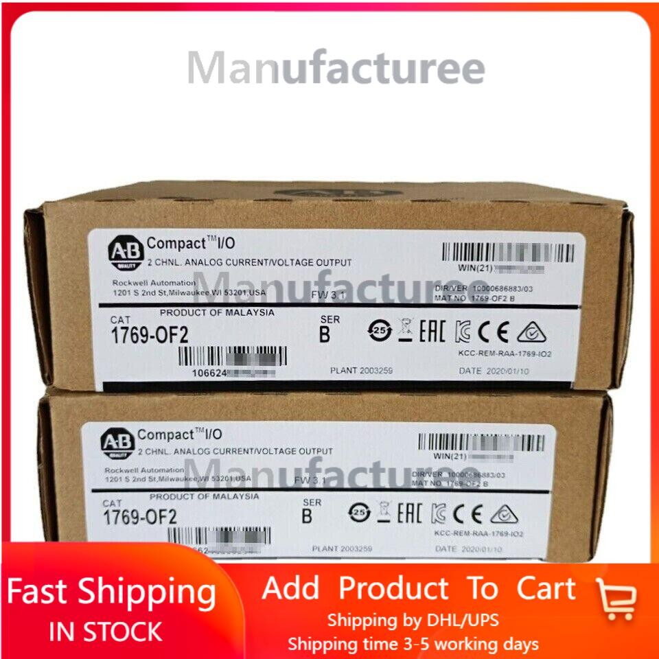 New Allen Bradley AB 1769-OF2 Compact I/O Output Module 1769OF2 US Free Tax