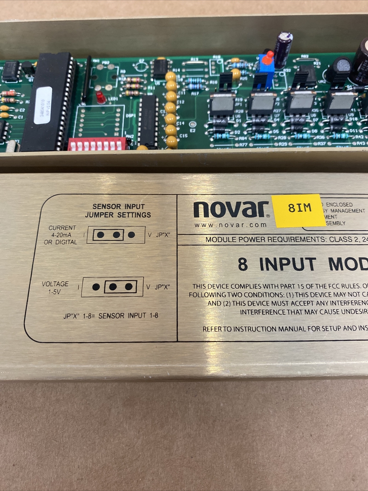 Honeywell Novar 733031100 8 Input Module