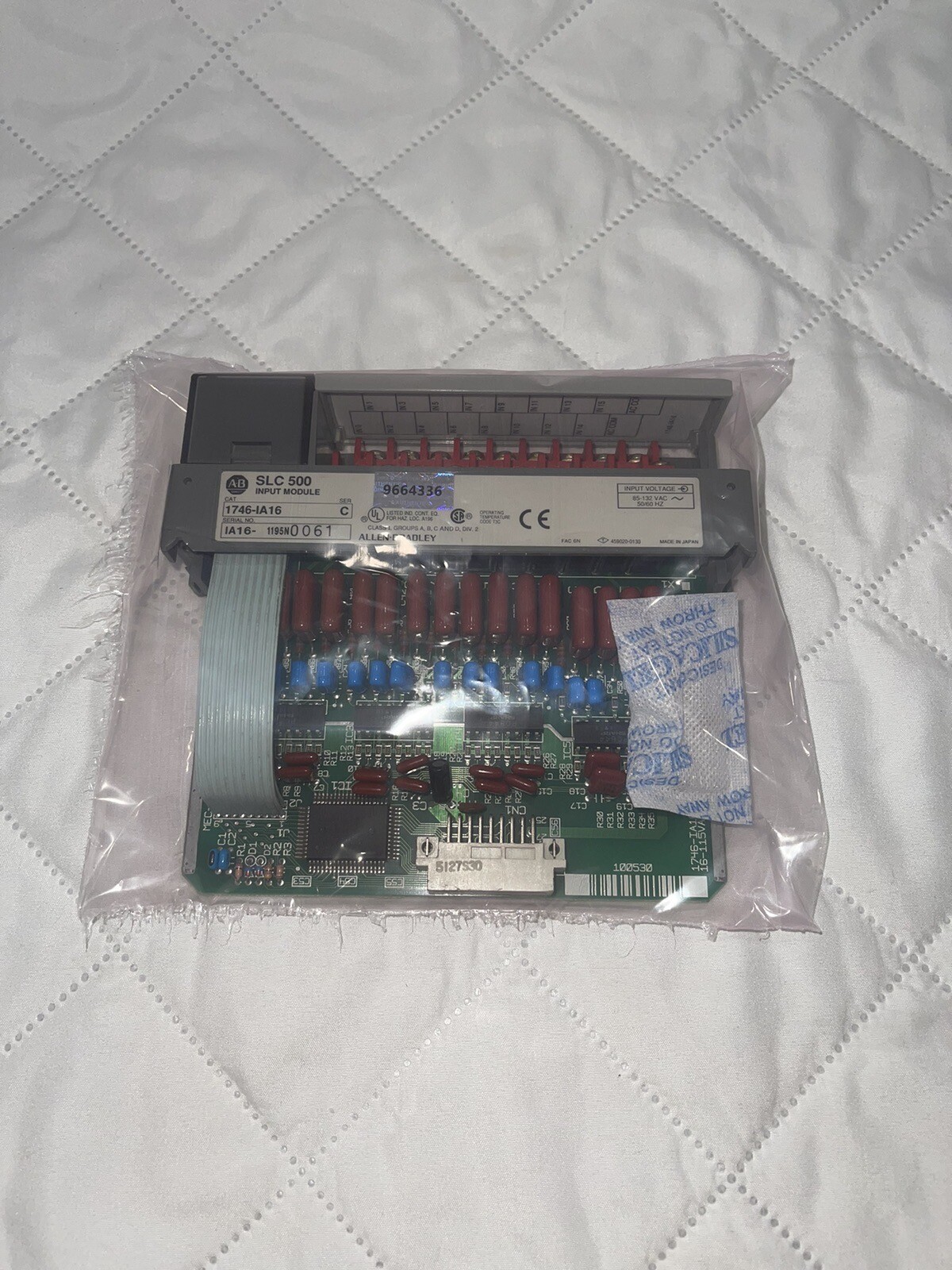 Used Tested Cleaned Sealed 1746-IA16 SLC 500 SerD PLC Output Module 1746IA16