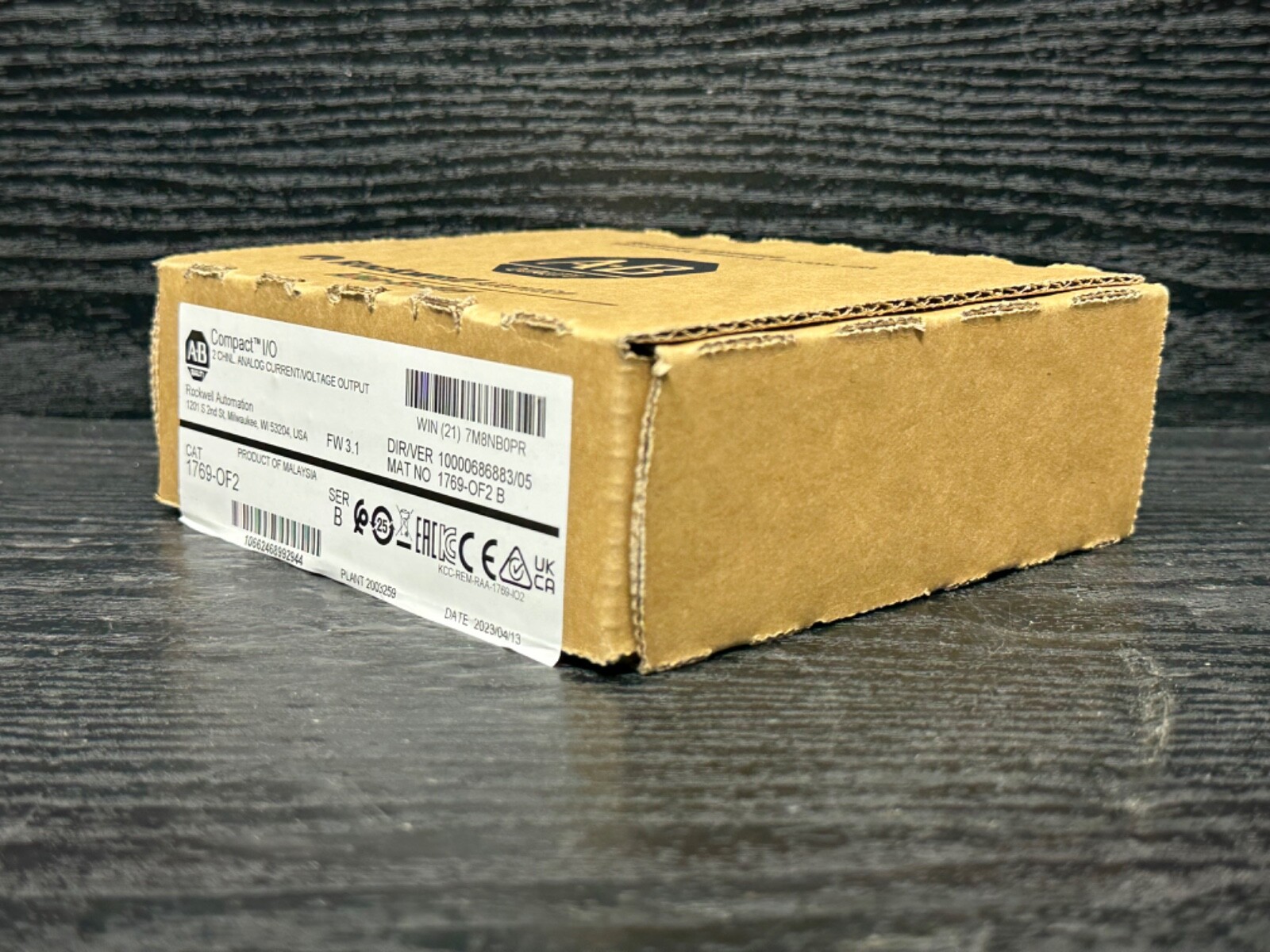 2023 Surplus Open Allen Bradley 1769-OF2 0F2 B Compact I/O Output Module 2 Pt