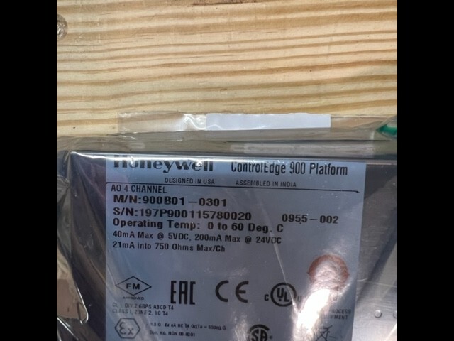 Honeywell Analog output card (AO) 4 channel 900B01-0301