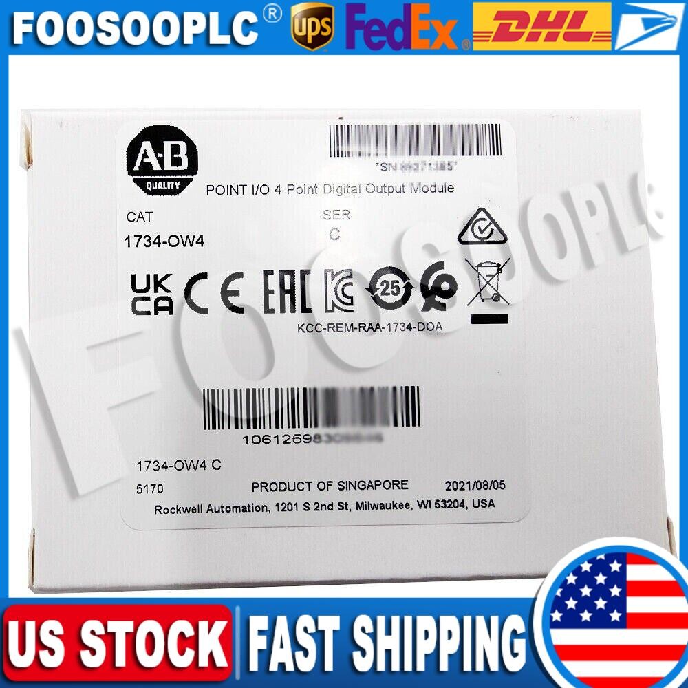 New AB 1734-OW4 POINT I/O 4 Point Digital Output Module 1734OW4 US Free Tax