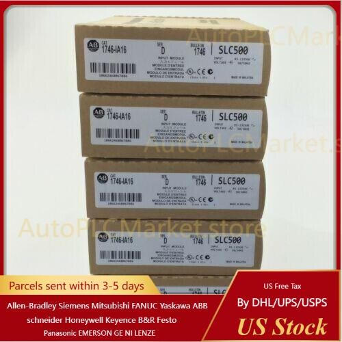 New Sealed Allen Bradley 1746-IA16 SER D SLC 500 Input Module PLC AB 1746-IA16