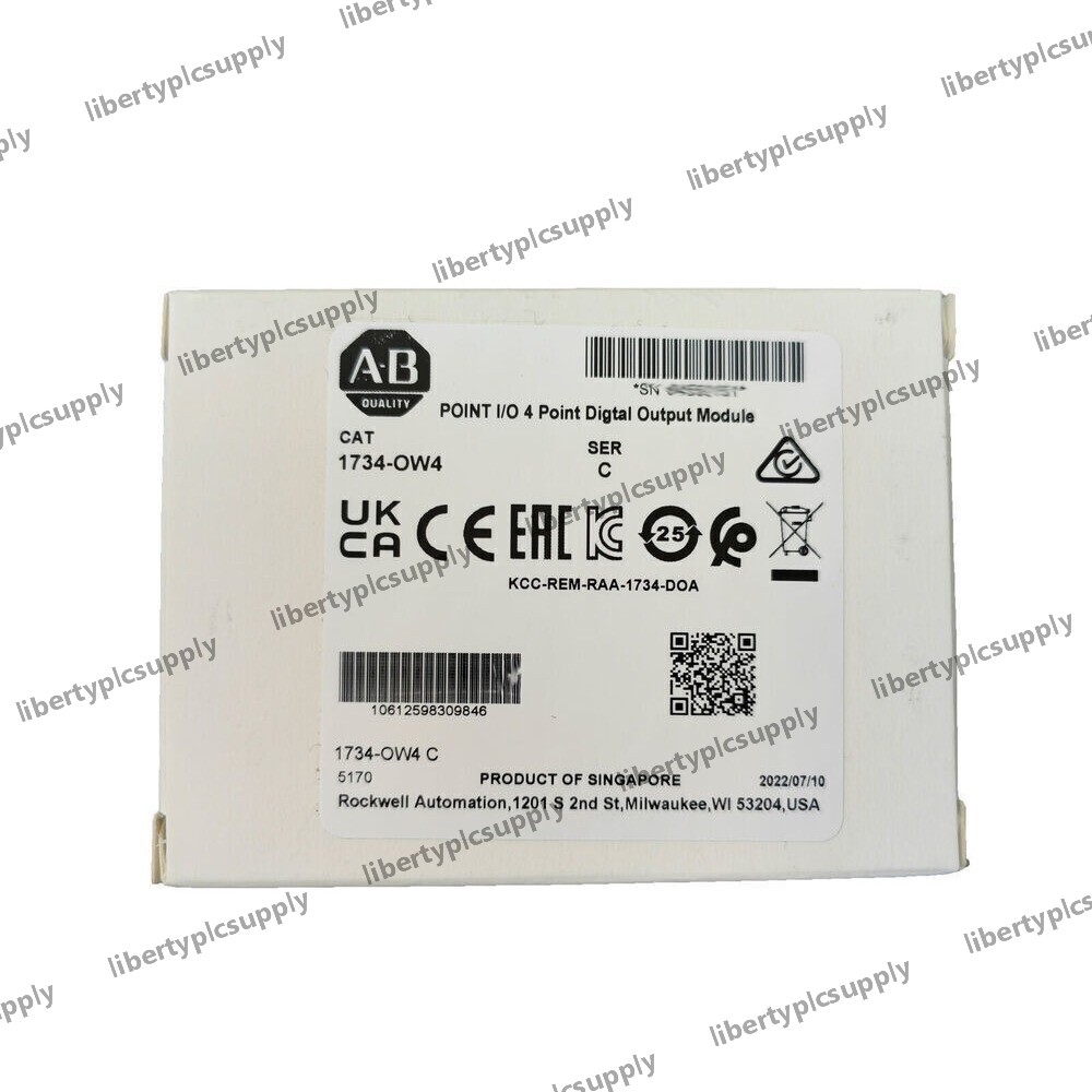 New AB 1734-OW4 Point I/O 4 Point Digital Output Module 1734OW4 In US Free Tax