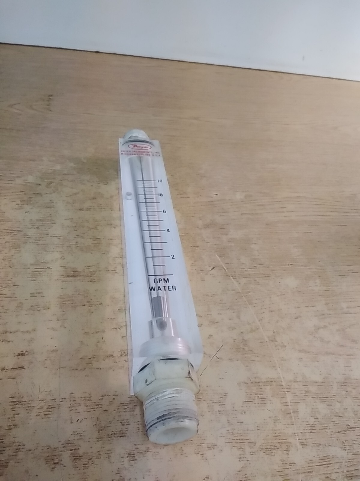 Dwyer Unknown Part # VFC Series 1-10 GPM Water Flow Meter 100 PSIG MAX