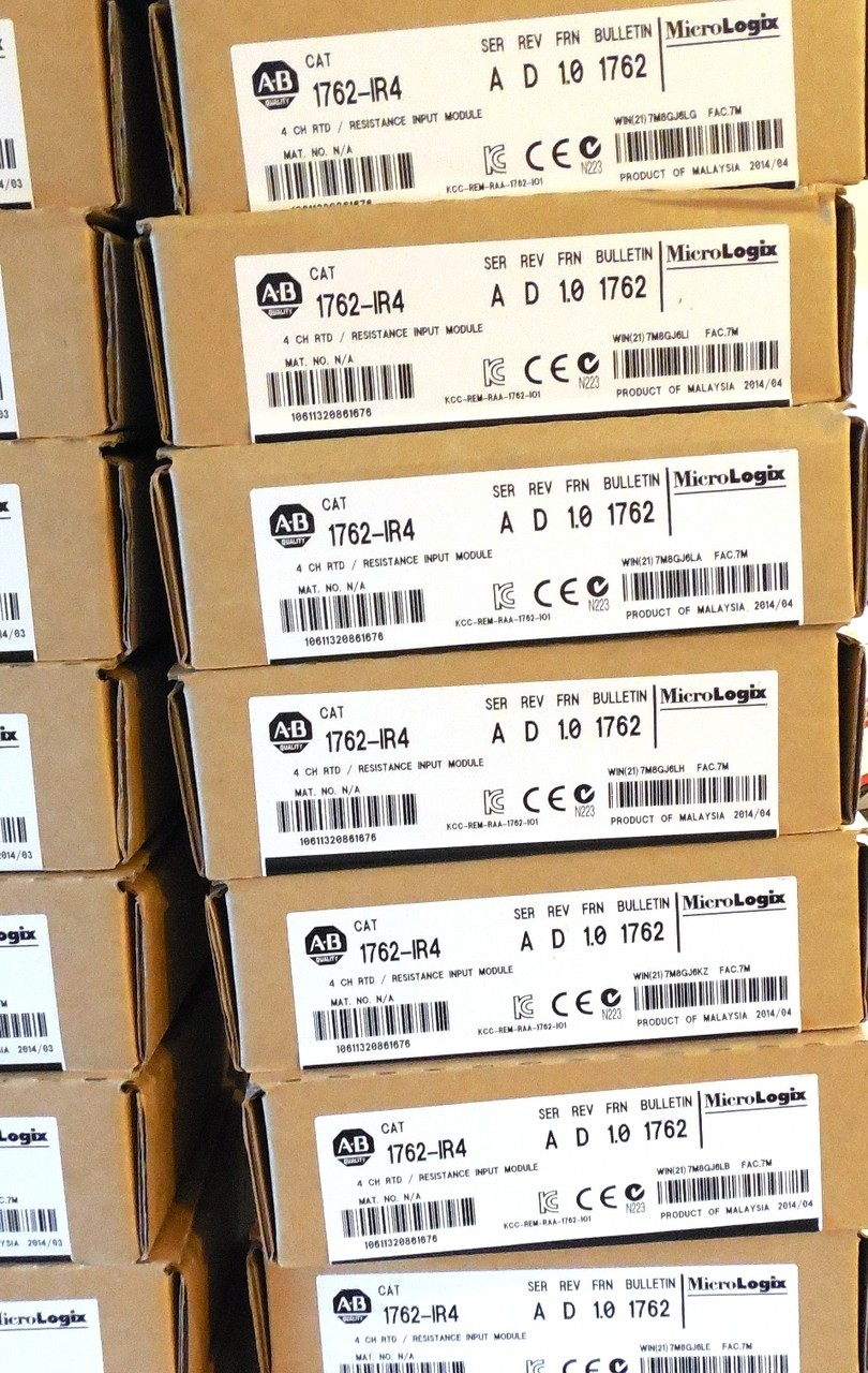 Sealed AB 1762-IR4 MicroLogix 1200 RTD Resistance Input Module US Free Tax