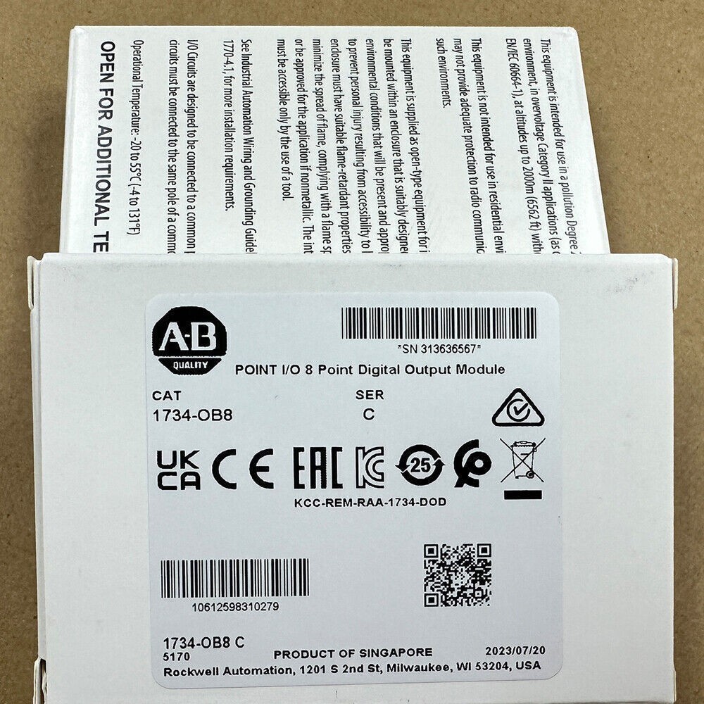 New AB 1734-OB8 1734-OB8S 1734-IB8 1734-IB8S Output Module New PLC