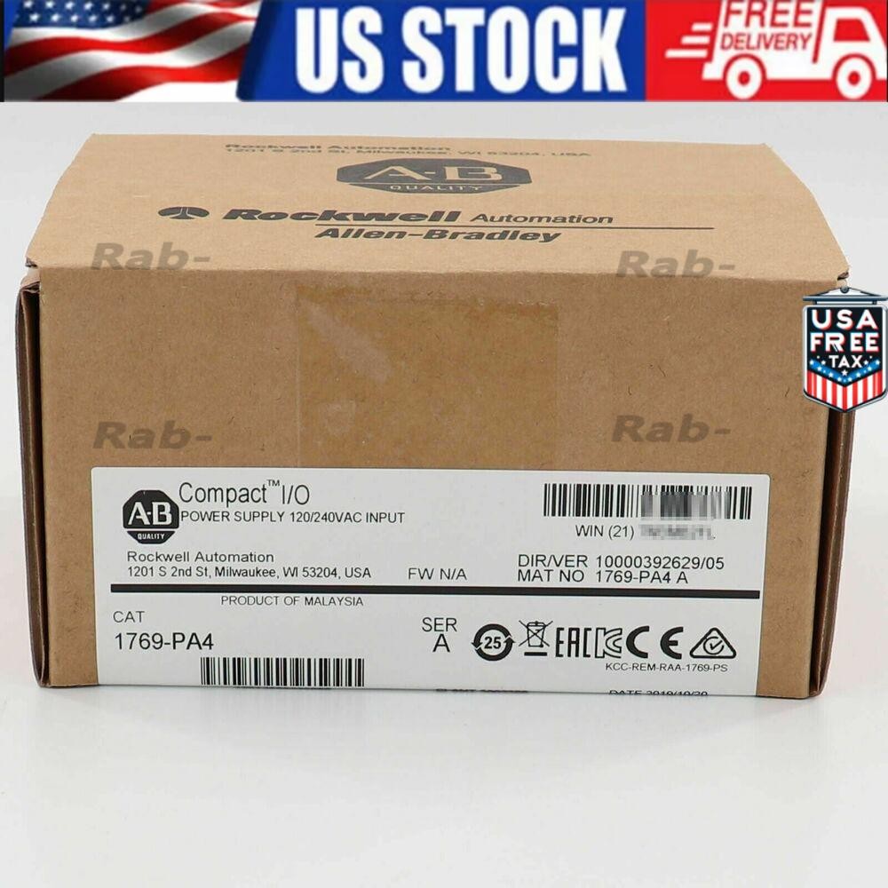 New AB 1769-PA4 SER A CompactLogix Power Supply Module 1769PA4 US Free Tax