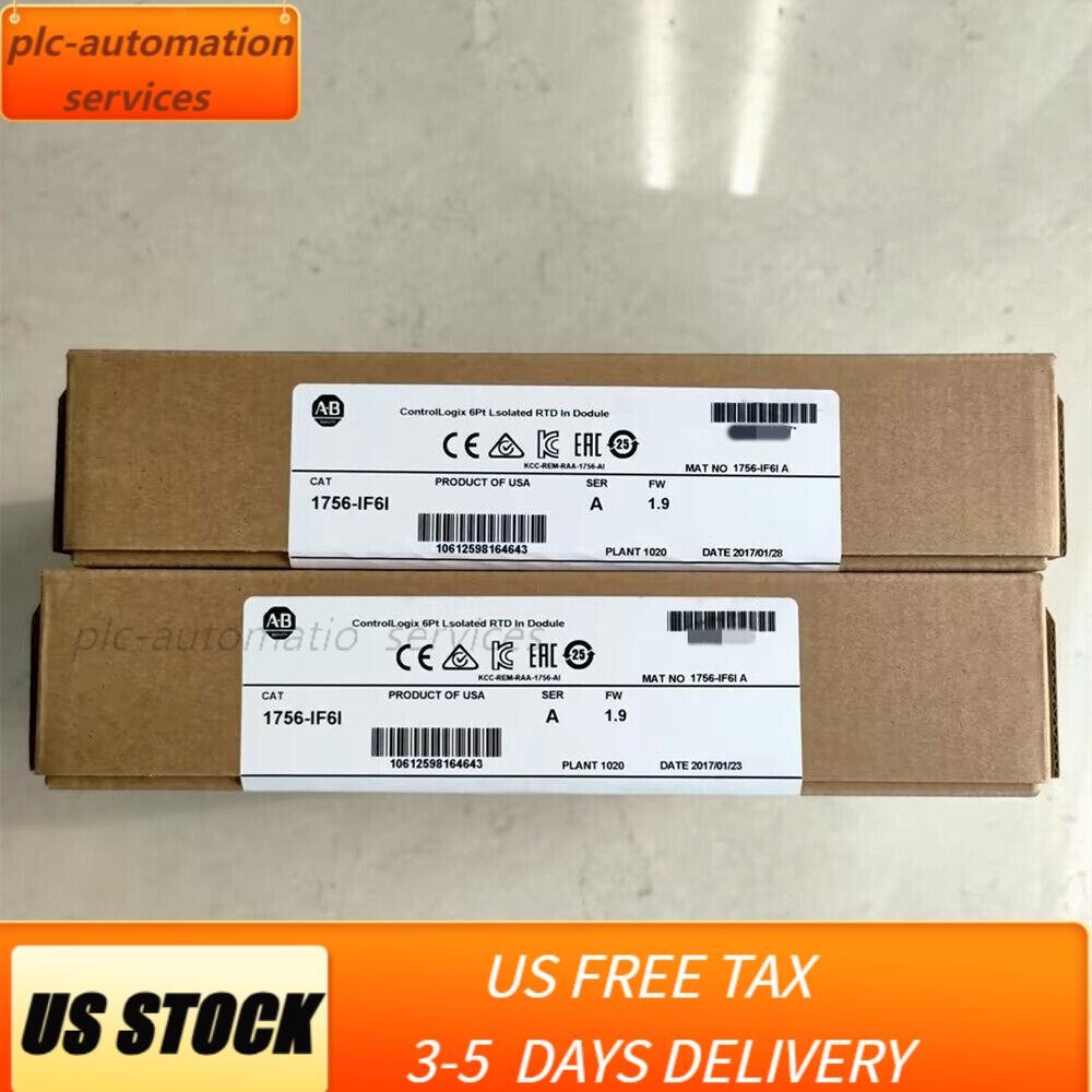 Sealed AB 1756-IF6I SER A ControlLogix 6 Point Isolated A/I Module US Free Tax