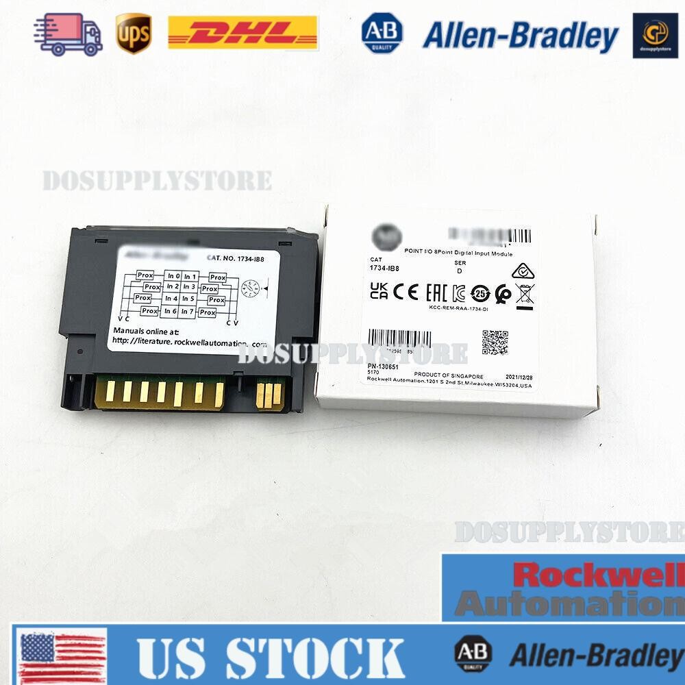Factory Sealed Allen-Bradley 1734IB8 8 Point Digital Input Module 1734-IB8/D New