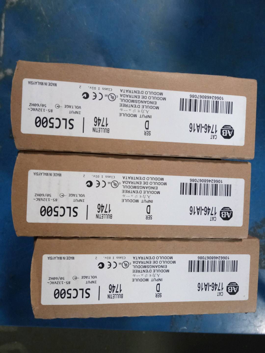 1 pcs open Allen Bradley 1746-IA16 Ser D SLC 500 16-Ch 120VAC Input Module USA