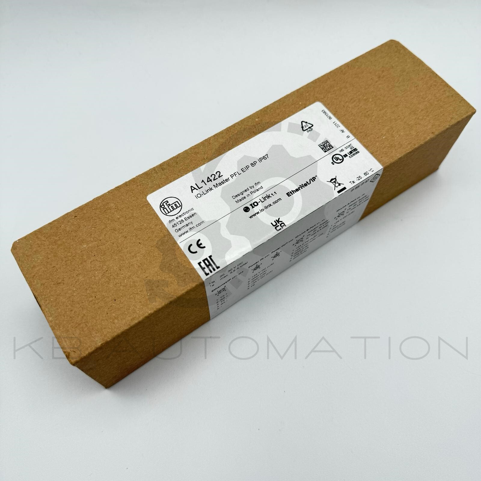 IFM Electronic AL1422 IO-Link master PerformanceLine with EtherNet/IP interface