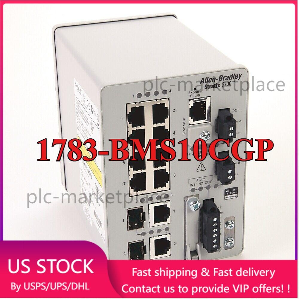 Factory Sealed 1783-BMS10CGP / A Port Managed Ethernet Switch 1783-BMS10CGP new!